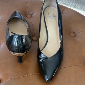Amalfi Shiny Black Heels